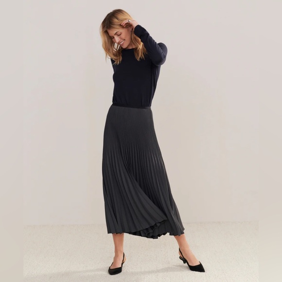 NWT Jenni Kayne Pleated Skirt Slate Size Small - Picture 1 of 6